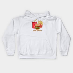 Fast Food Best Friends Kids Hoodie